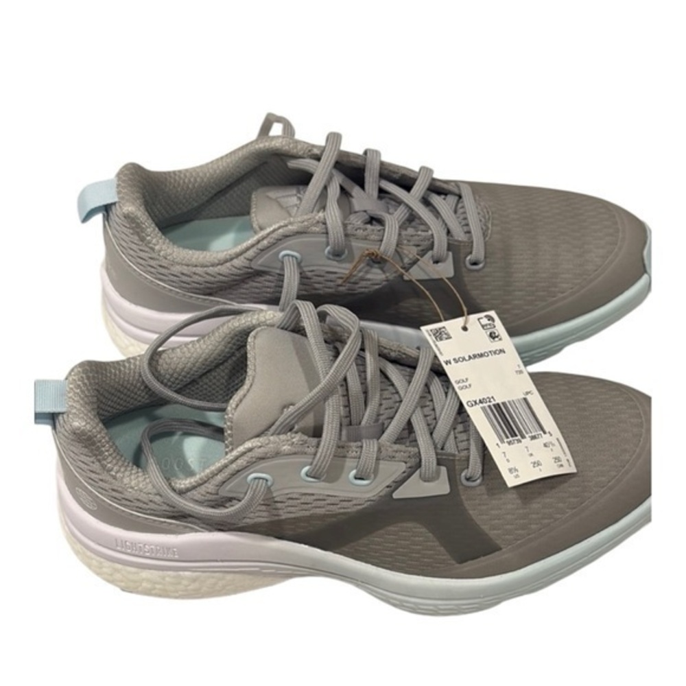 NWT ADIDAS | golf shoes grey and light blue never worn size 8.5